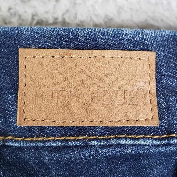 Judy Blue Jeans Womens Pull On High Rise Hippie Super Flare Leg Blue Size 9/29 - Picture 6 of 11